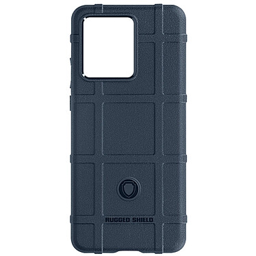 Avizar Coque pour Motorola Edge 40 Neo 5G Silicone Antichoc Motif en relief  Bleu nuit