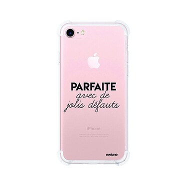 Evetane Coque iPhone 7/8/ iPhone SE 2020 anti-choc souple angles renforcés transparente Motif Parfaite Avec De Jolis Défauts