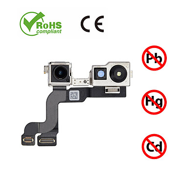 Clappio Caméra Avant pour iPhone 14 Module Capteur Photo et Nappe de Connexion pas cher