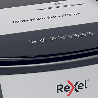 REXEL ELECTRICAL Destructeur Momentum Extra XP516+ Coupe Micro, Sécurité P5, Capacité 16 Feuilles, Corbeille Amovible de 85 Litres pas cher