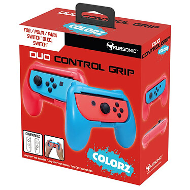 Acheter Subsonic pack de grips manette pour Joy Cons Bleu et Rouge