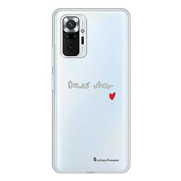 LaCoqueFrançaise Coque Xiaomi Redmi Note 10 Pro 360 intégrale transparente Motif Dolce Vita Tendance