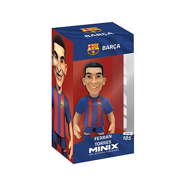 Football - Figurine MinixFC Barcelona Ferran Torres 12 cm pas cher