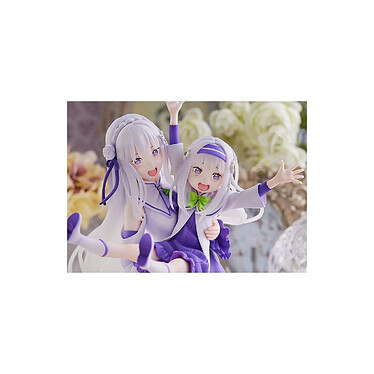 Re:Zero Starting Life in Another World - Statuette 1/7 Emilia & Childhood Emilia 24 cm pas cher