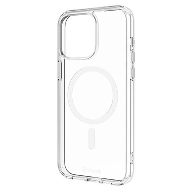 Muvit Coque de Protection pour iPhone 15 Pro Max Renforcée 2M MagSafe Transparent