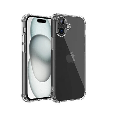 Evetane Coque iPhone 16 Anti-Chocs avec Bords Renforces en silicone transparente Motif