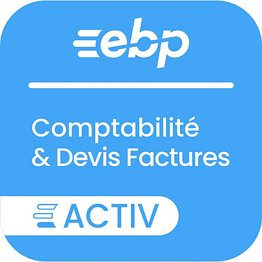 EBP Compta & Devis Factures ACTIV + Service Privilège  - Licence 1 an - 1 poste - A télécharger