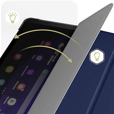 Acheter Avizar Housse pour Samsung Galaxy Tab S9 Support Multi-positions Mise en veille  bleu nuit