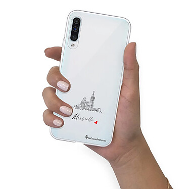 LaCoqueFrançaise Coque Samsung Galaxy A70 360 intégrale transparente Motif Marseille Notre Dame Tendance pas cher