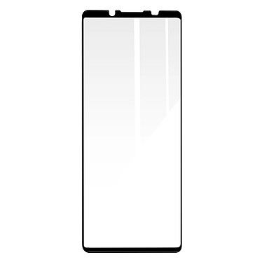 Avizar Verre Trempé pour Sony Xperia 5 IV Ultra-résistant Dureté 9H Anti-traces  Contour Noir