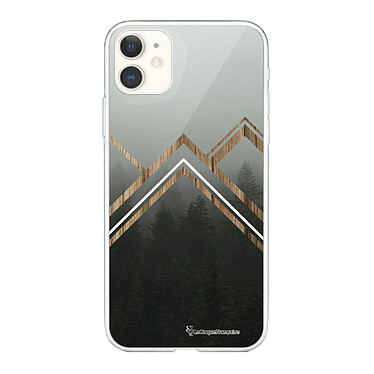 LaCoqueFrançaise Coque iPhone 11 360 intégrale transparente Motif Trio Forêt Tendance