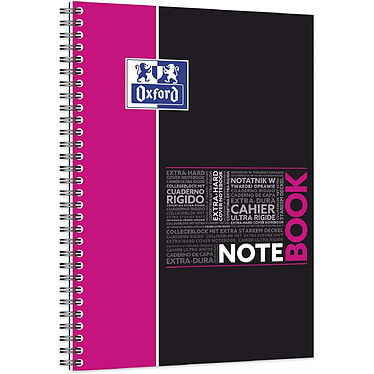 Acheter OXFORD Cahier Spirales NoteBook B5 (17 x 25cm) 160 P Grands Carreaux Couv PP Aléatoire