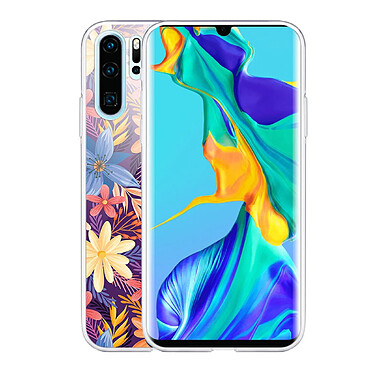 Avis LaCoqueFrançaise Coque Huawei P30 Pro/ P30 Pro New Edition silicone transparente Motif Fleurs violettes et oranges ultra resistant