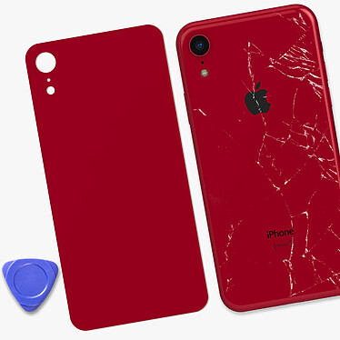 Acheter Clappio Vitre arrière de remplacement pour Apple iPhone XR Rouge