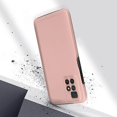 Avis Avizar Coque pour Redmi 10 et 10 2022 Arrière Rigide rose gold et Avant Transparent