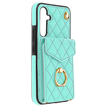 Avizar Coque Cordon pour Samsung Galaxy A54 5G Dos Portefeuille Bague Support  Turquoise