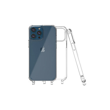 Acheter Eko Coque pour Apple iPhone 13 Pro Max Ultra-Résistante avec 2 Accroches en TPU Transparent