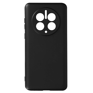 Avizar Coque pour Huawei Mate 50 Pro Silicone Soft Touch Finition Mate Anti-trace  noir