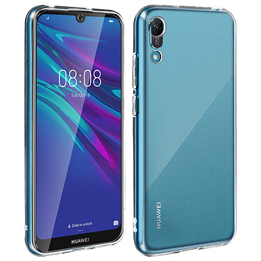 Avizar Coque Huawei Y6 2019 / Y6S Silicone Gel + Film Ecran Verre Trempé transparent