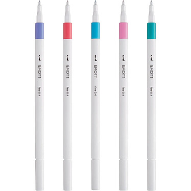 Avis UNI-BALL Feutre EMOTT, set de 5 'Candy Pop Colors'