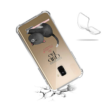 Acheter Evetane Coque Samsung Galaxy A8 2018 anti-choc souple angles renforcés transparente Motif Chuis pas du matin