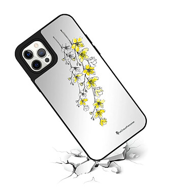 Avis LaCoqueFrançaise Coque iPhone 12/12 Pro miroir Fleurs Cerisiers Design