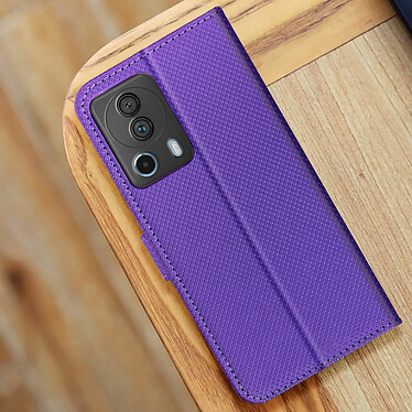 Avis Avizar Étui Folio pour Xiaomi 13 Lite porte-cartes effet croisillons avec dragonne  Violet