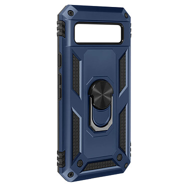 Avizar Coque pour Google Pixel 8a Hybride Bague Support Magnétique Bleu Nuit