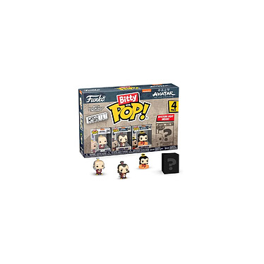 Avatar, le dernier maître de l'air - Pack 4 figurines Bitty POP! Iroh 2,5 cm