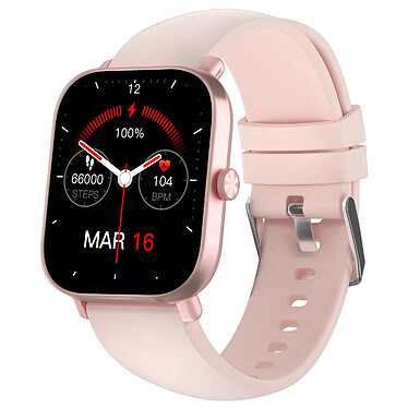 Abyx - Montre connectée Abyx Fit Ozone 3 rose poudré