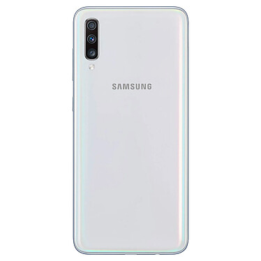 Clappio Cache batterie Samsung Galaxy A70 Façade arrière de remplacement blanc pas cher