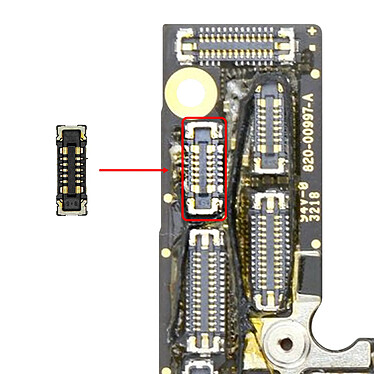 Avis Clappio Connecteur FPC Capteur Face ID pour iPhone XS et XS Max Noir