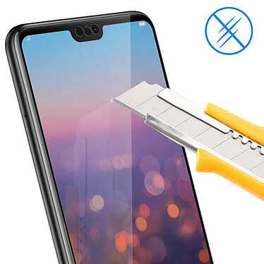 Acheter Avizar Film Huawei P20 Protection écran intégral verre trempé anti-explosion bords noir