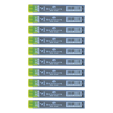 PILOT Etui de 12 mines qualité très résistante 0,7 mm PPL-7-2B-BG x 10