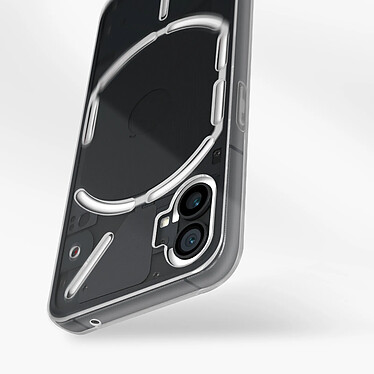 Avis Avizar Coque pour Nothing Phone 1 Silicone Souple et Film Verre Trempé 9H  transparent contour noir