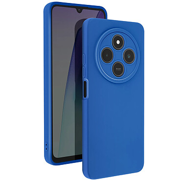 Avizar Coque pour Xiaomi Redmi 14C Silicone Mat Bloc Caméra Protégé Bleu