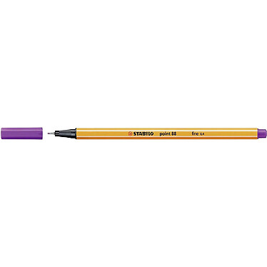 STABILO Stylo-Feutre POINT 88 Pointe Fine 0,4 mm Lilas x 10