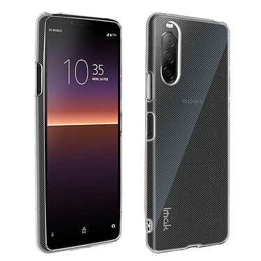 iMak Coque pour Sony Xperia 10 2 Silicone Gel Flexible Fine Légère  Transparent