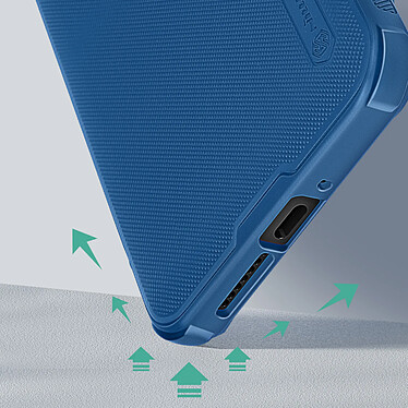 Acheter Nillkin Coque pour Xiaomi 14 Ultra Super Frosted Shield Pro Mat Bleu