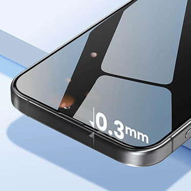 Avis Blue Star Verre Trempé pour iPhone 16 Plus Dureté 9H Anti-rayures Full Glue 5D Noir