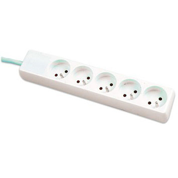 Multiprise 5 prises (Blanc)
