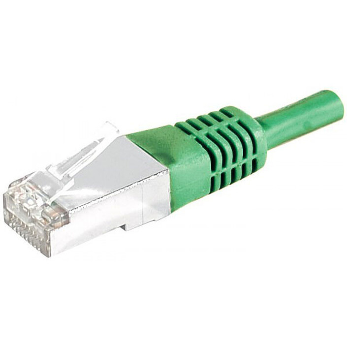 Cable RJ45 de categoría 5e F/UTP 0,5 m (verde)