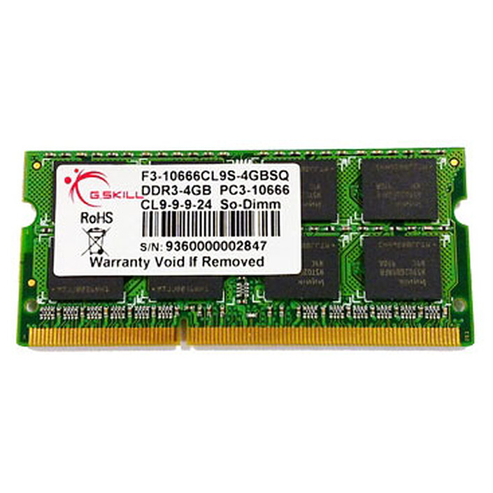 G.Skill SODIMM 4 GB DDR3 1600 MHz