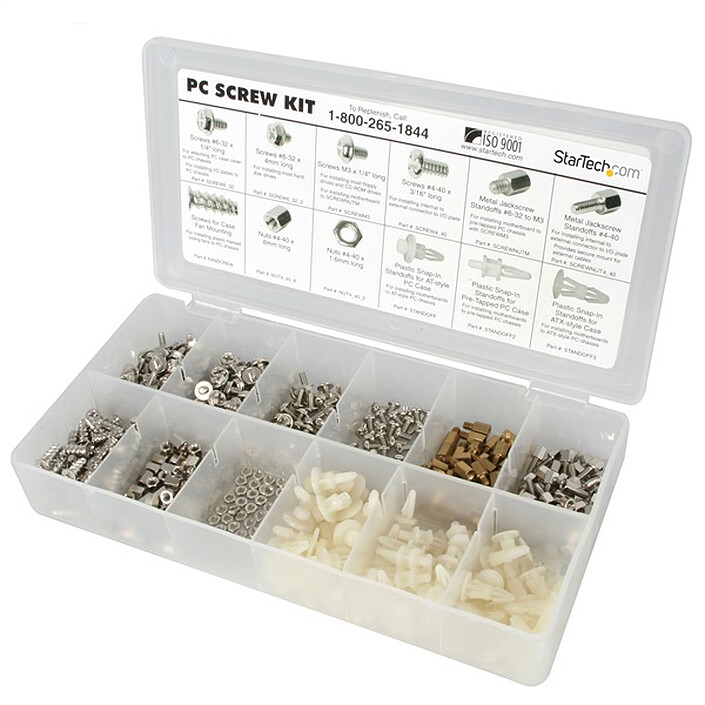 StarTech.com Computer Screw Kit, Deluxe Assortment