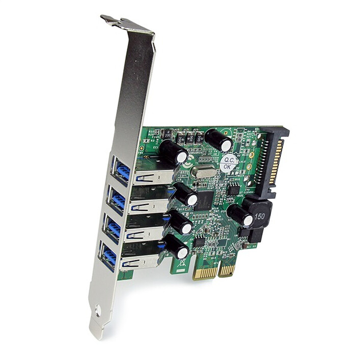 Review StarTech.com PCI-E LP controller card (4 USB 3.0 ports)