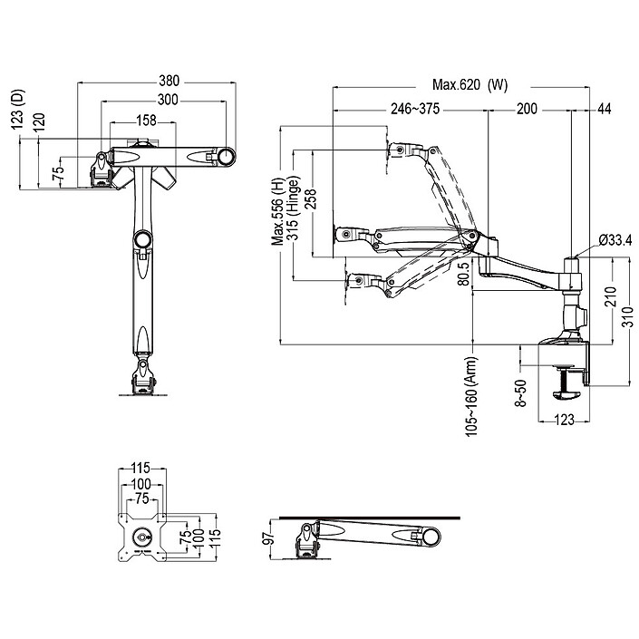 Braccio & Piedistallo