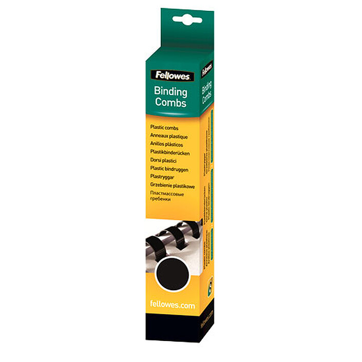 Fellowes Anneaux de reliure 16 mm Noir x 25