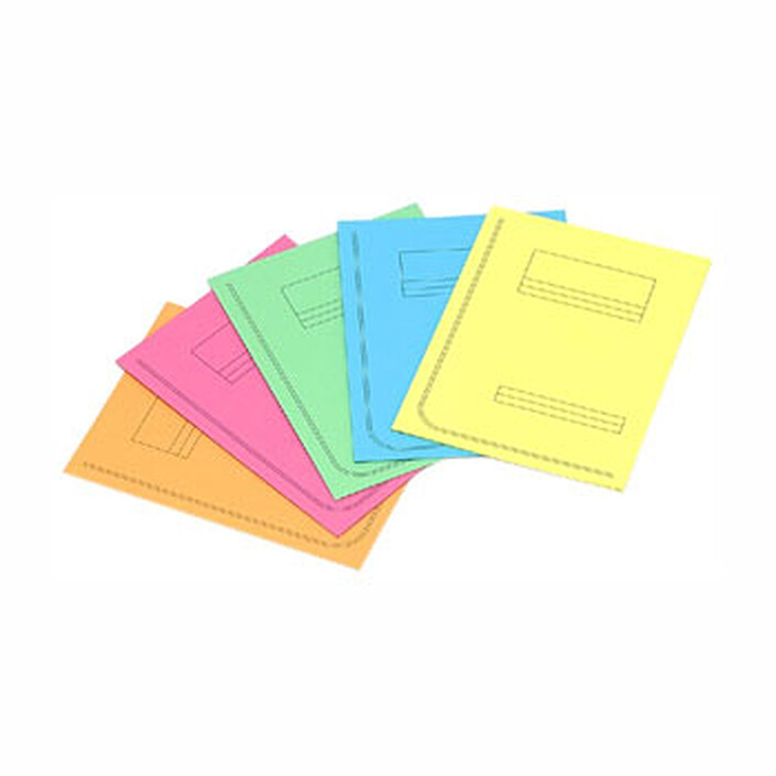 Rainex 50 Chemises 24 x 31.5 cm 2 rabats et pied 250 g Assortiment de coloris