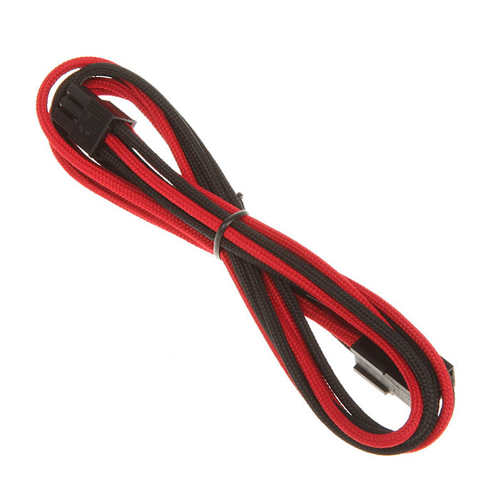 BitFenix Alchemy Red/Black - Extension d'alimentation gainée - PCI Express 6 broches - 45 cm