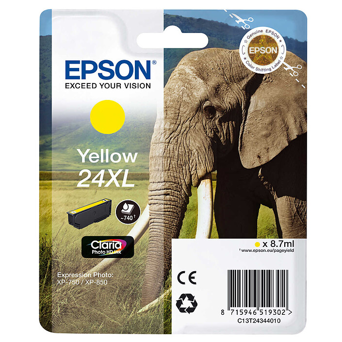 Epson Elephant 24XL Yellow